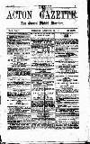 Acton Gazette Saturday 06 January 1872 Page 1