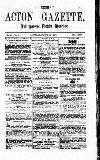Acton Gazette Saturday 16 March 1872 Page 1