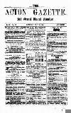 Acton Gazette Saturday 11 May 1872 Page 1