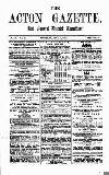 Acton Gazette Saturday 15 June 1872 Page 1