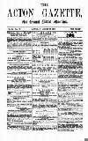 Acton Gazette Saturday 17 August 1872 Page 1