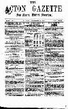 Acton Gazette Saturday 14 September 1872 Page 1