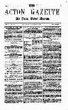 Acton Gazette Saturday 05 October 1872 Page 1