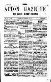 Acton Gazette Saturday 12 October 1872 Page 1