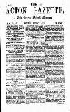 Acton Gazette Saturday 15 February 1873 Page 1