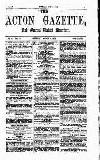 Acton Gazette Saturday 01 March 1873 Page 1