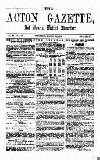 Acton Gazette Saturday 22 March 1873 Page 1