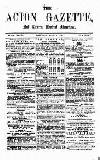 Acton Gazette Saturday 26 April 1873 Page 1