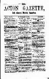 Acton Gazette Saturday 31 May 1873 Page 1