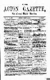 Acton Gazette Saturday 28 June 1873 Page 1