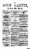 Acton Gazette Saturday 20 December 1873 Page 1