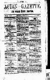 Acton Gazette Saturday 03 January 1874 Page 1