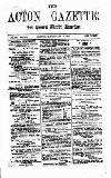 Acton Gazette Saturday 14 February 1874 Page 1
