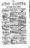 Acton Gazette Saturday 02 May 1874 Page 1
