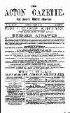 Acton Gazette Saturday 23 May 1874 Page 1