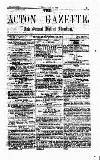 Acton Gazette Saturday 26 September 1874 Page 1