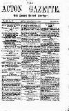 Acton Gazette Saturday 07 November 1874 Page 1