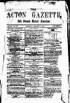 Acton Gazette Saturday 02 January 1875 Page 1