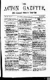 Acton Gazette Saturday 20 February 1875 Page 1