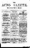 Acton Gazette Saturday 24 April 1875 Page 1