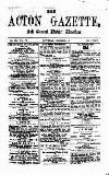 Acton Gazette Saturday 18 December 1875 Page 1