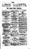 Acton Gazette Saturday 22 January 1876 Page 1