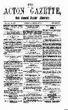 Acton Gazette Saturday 19 February 1876 Page 1