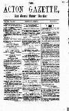 Acton Gazette Saturday 01 April 1876 Page 1