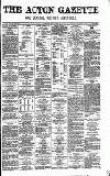 Acton Gazette Saturday 13 July 1878 Page 1