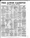 Acton Gazette Saturday 25 January 1879 Page 1