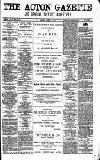 Acton Gazette Saturday 17 January 1880 Page 1