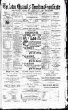 Acton Gazette Saturday 22 October 1887 Page 1