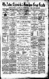 Acton Gazette Saturday 23 January 1892 Page 1