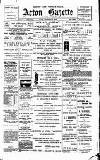 Acton Gazette Friday 28 September 1906 Page 1