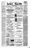 Acton Gazette Friday 03 April 1908 Page 1