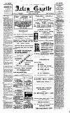 Acton Gazette Friday 29 May 1908 Page 1