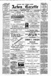 Acton Gazette Friday 07 August 1908 Page 1