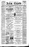 Acton Gazette Friday 21 August 1908 Page 1