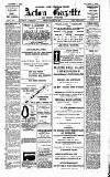 Acton Gazette Friday 30 October 1908 Page 1