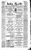 Acton Gazette Friday 08 January 1909 Page 1