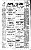 Acton Gazette Friday 28 January 1910 Page 1