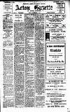 Acton Gazette Friday 01 September 1911 Page 1