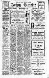 Acton Gazette Friday 14 February 1913 Page 1