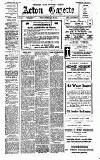 Acton Gazette Friday 28 February 1913 Page 1