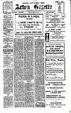 Acton Gazette Friday 21 March 1913 Page 1
