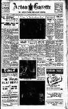 Acton Gazette Friday 01 September 1939 Page 1