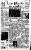 Acton Gazette Friday 10 November 1939 Page 1