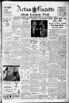 Acton Gazette Friday 12 January 1940 Page 1