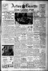 Acton Gazette Friday 19 January 1940 Page 1