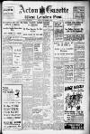 Acton Gazette Friday 13 September 1940 Page 1